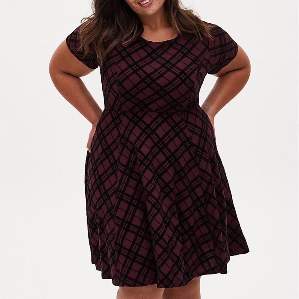 Torrid Plaid Skater Dress